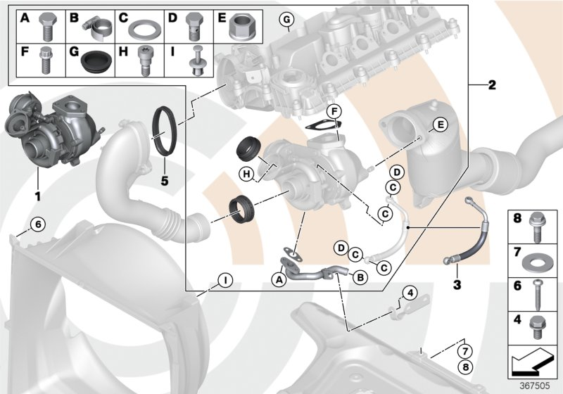 BMW 11657790223* - Турбина, компрессор unicars.by