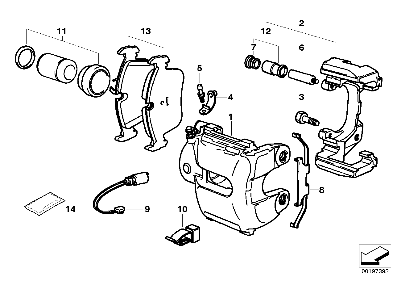 BMW 34351181338 - Brake pad wear sensor unicars.by