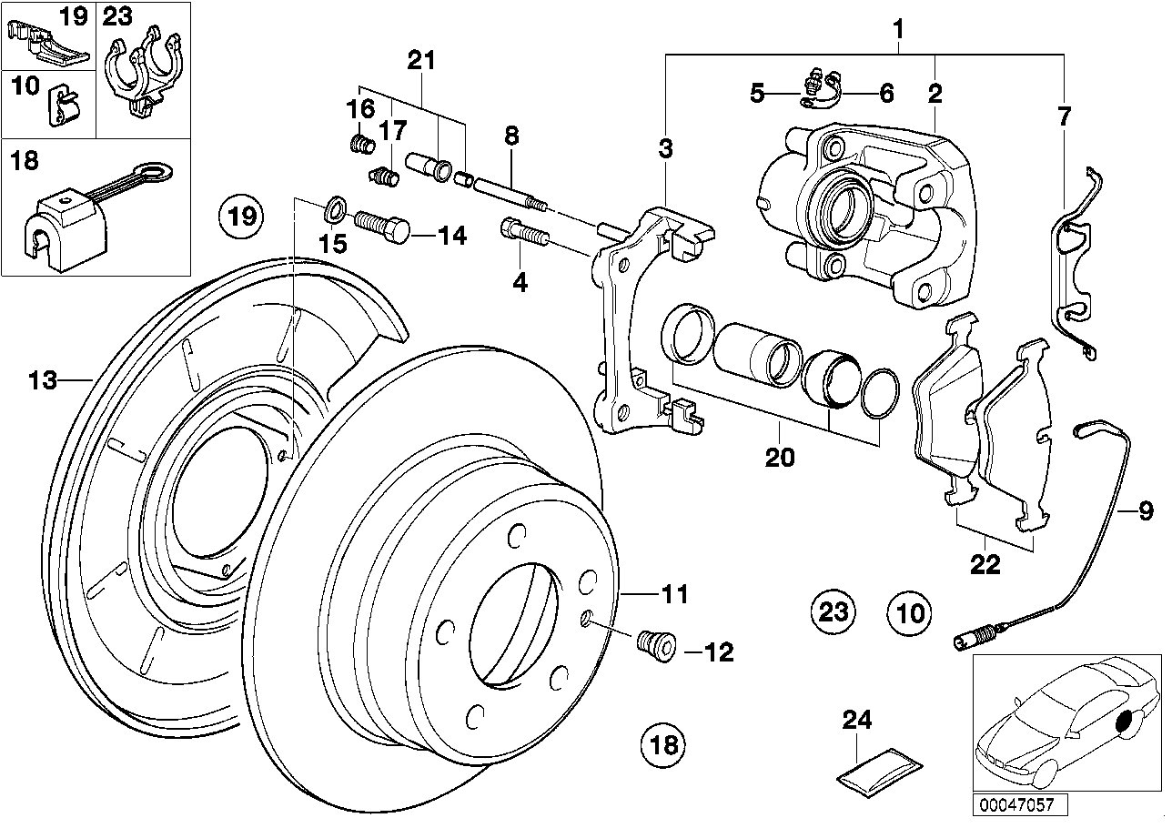 BMW 34211160927 - Тормозной суппорт unicars.by