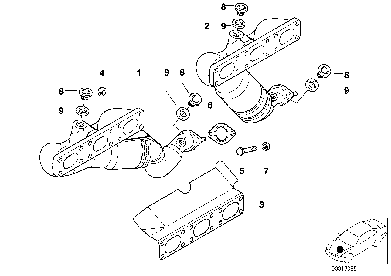 BMW 11627503936 - Катализатор unicars.by