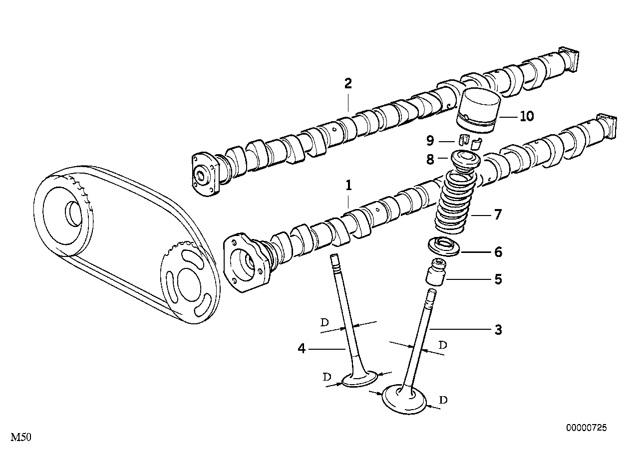 BMW 11 32 1 748 884 - Толкатель, гидрокомпенсатор unicars.by