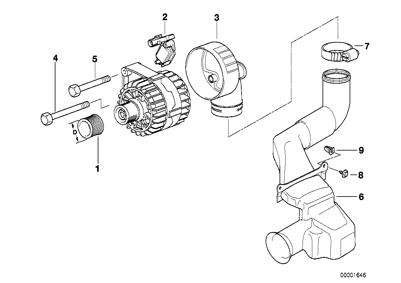 BMW 12311713839 - Регулятор напряжения, генератор unicars.by