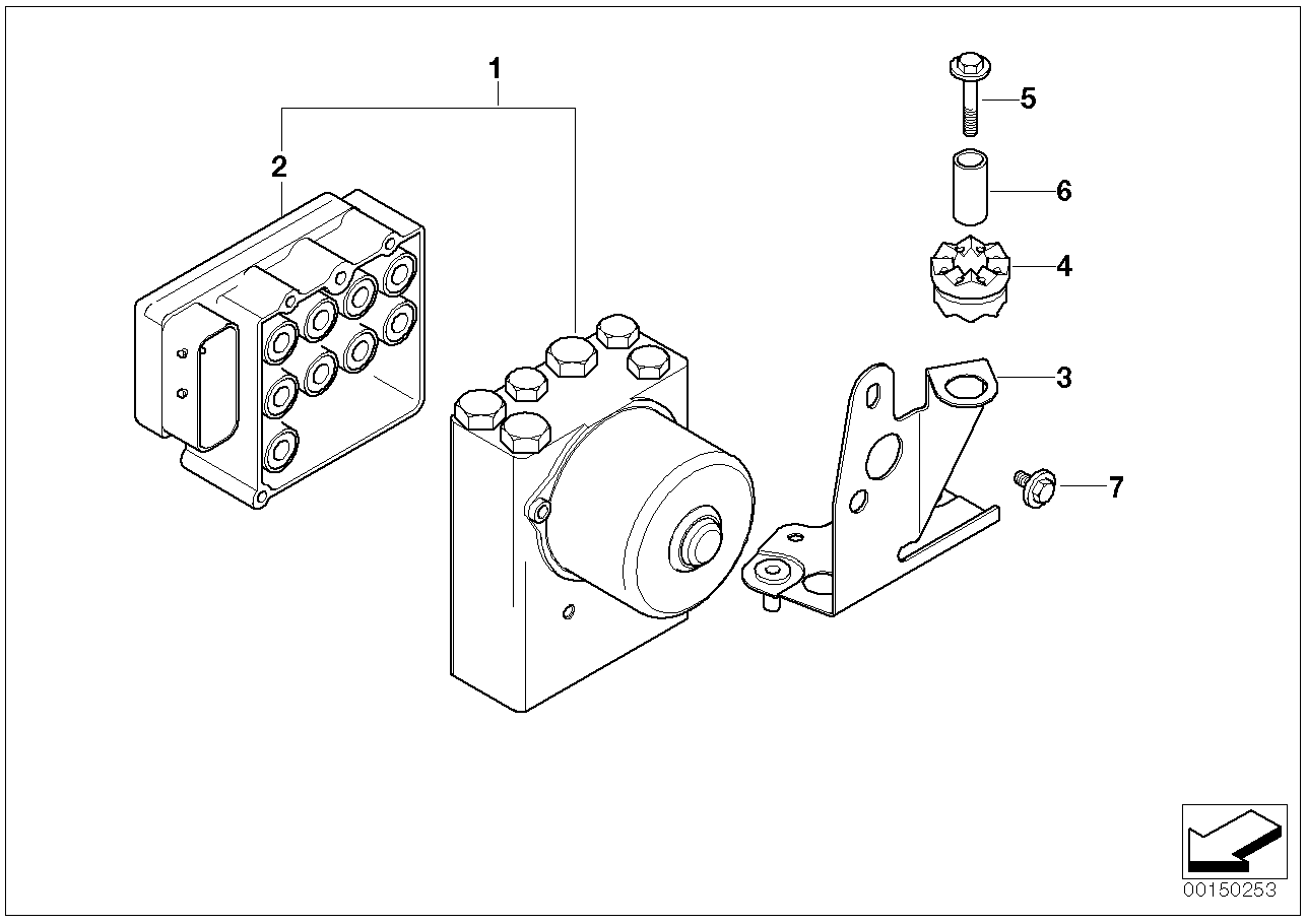 BMW 34 51 6 756 341 - Гидроагрегат, тормозная система unicars.by