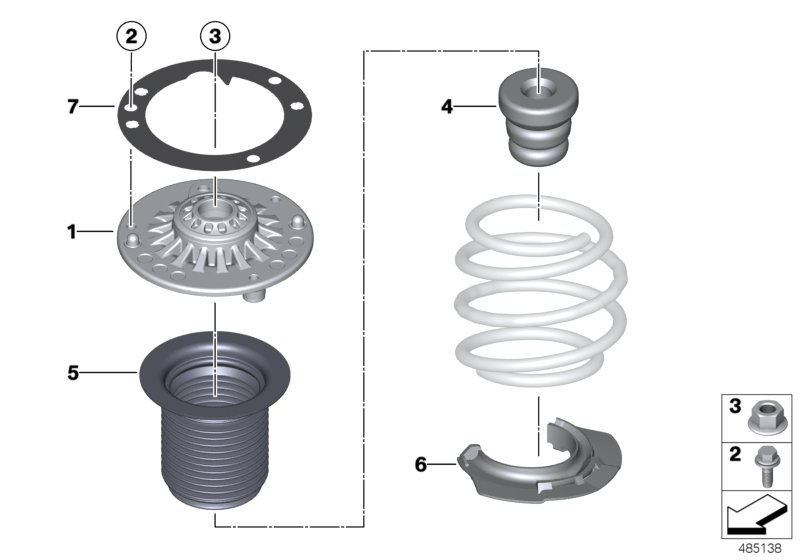 Mini 31 33 6 855 440 - Additional damper, front unicars.by