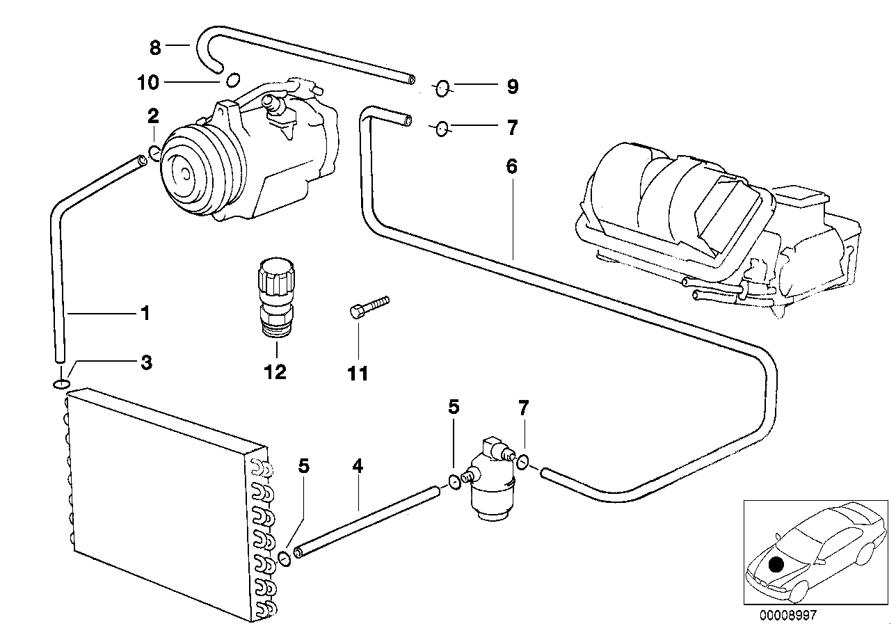 BMW 64508363041 - Уплотнительное кольцо, резьбовая пробка маслосливного отверстия unicars.by