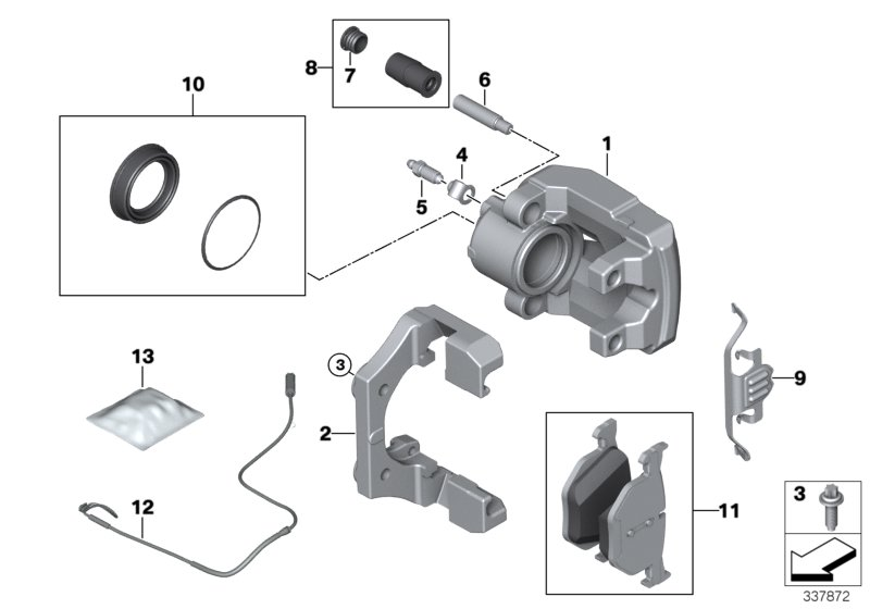 BMW 34216776790 - Тормозной суппорт unicars.by