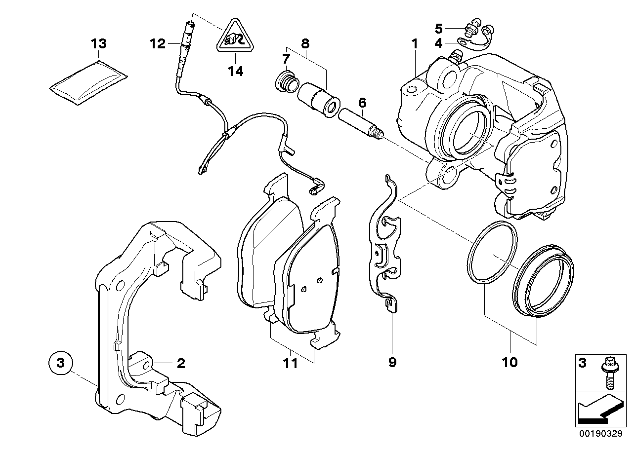 BMW 34116776783 - Тормозной суппорт unicars.by