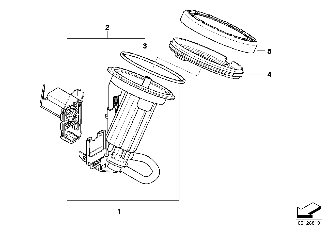 BMW 16147373523 - Датчик, уровень топлива unicars.by