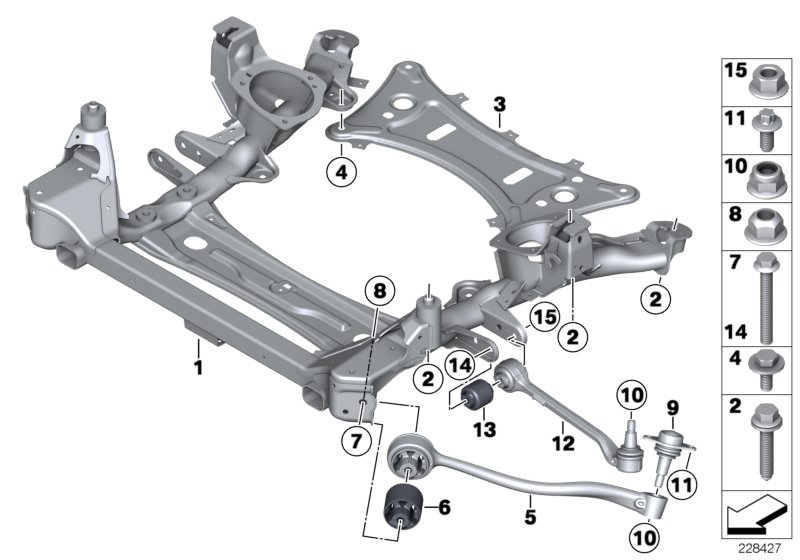 BMW 31 10 6 786 959 - Сайлентблок, рычаг подвески колеса unicars.by