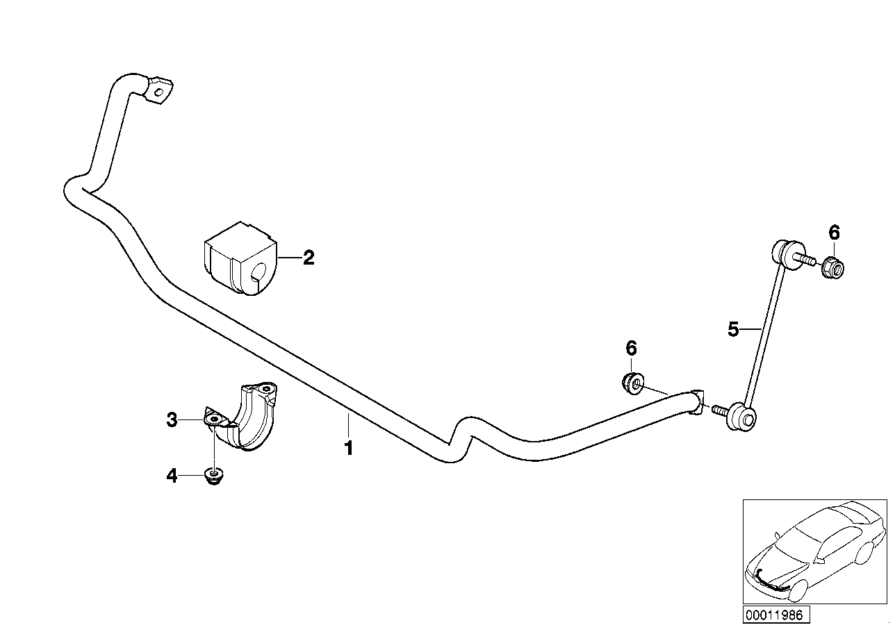 BMW 31 35 6 780 847 - Тяга / стойка, стабилизатор unicars.by