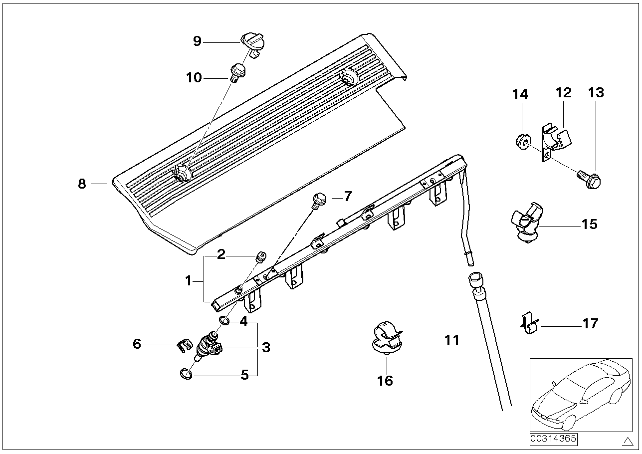 BMW 13 64 1 437 487 - Уплотнительное кольцо, клапанная форсунка unicars.by