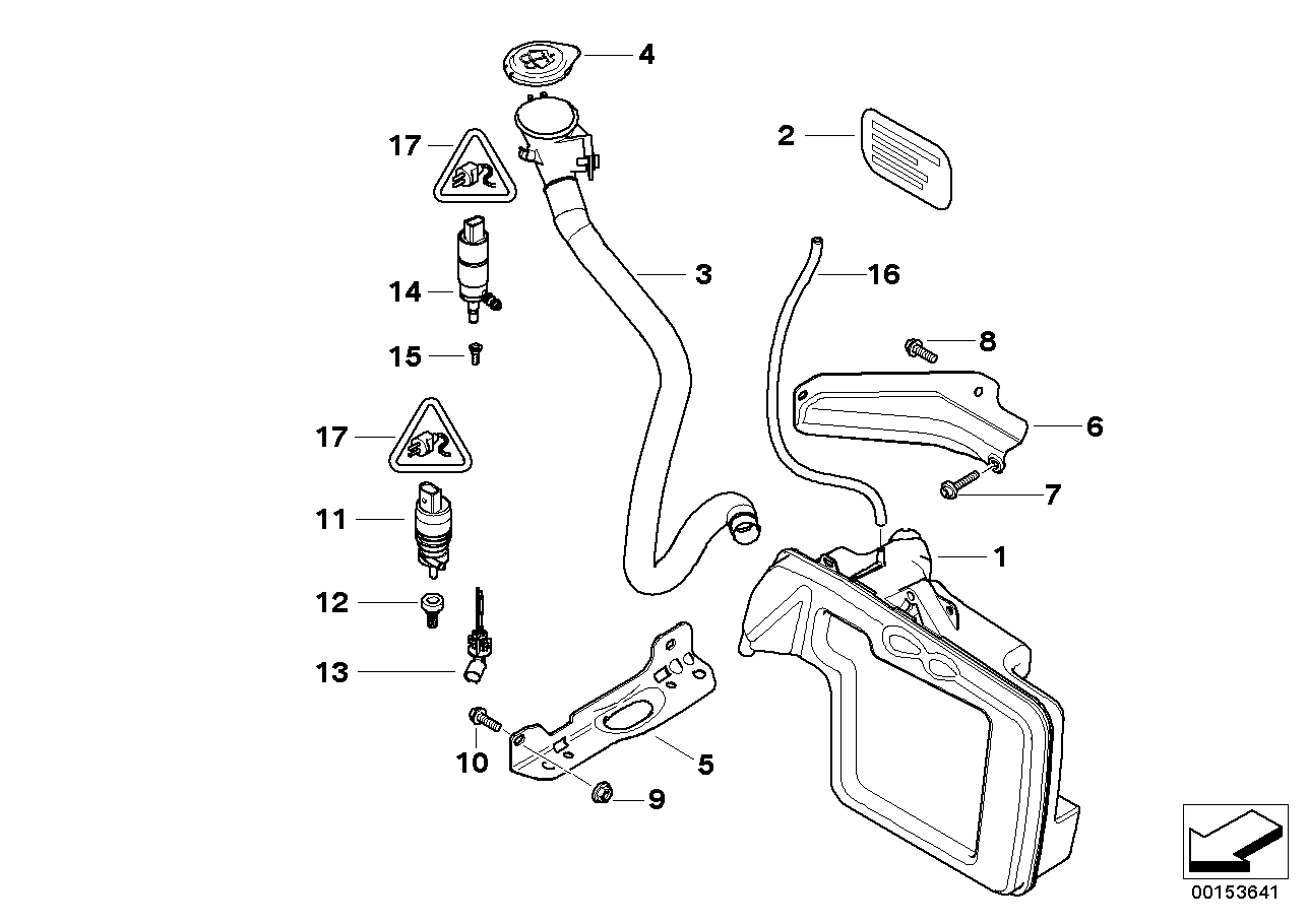 BMW 67127302589 - Водяной насос, система очистки окон unicars.by