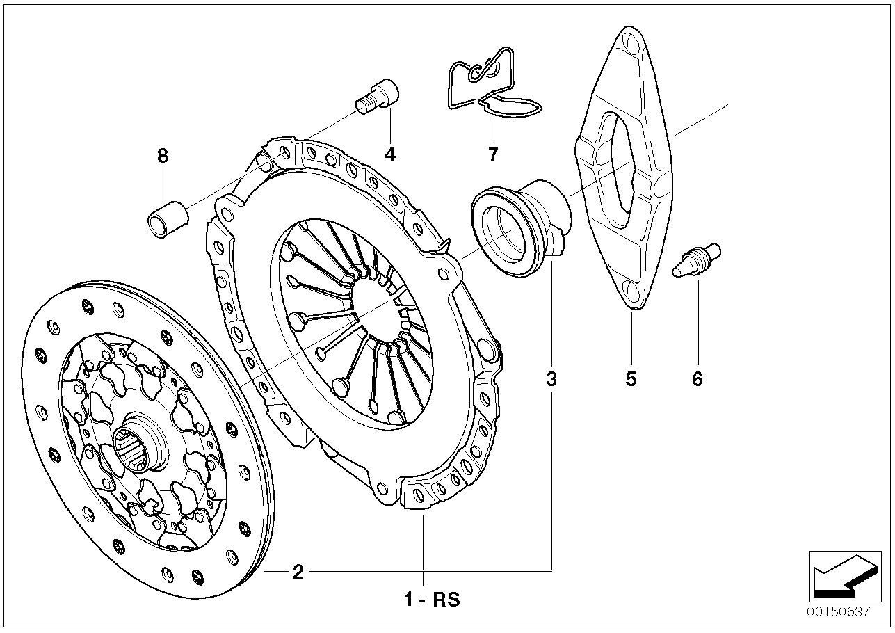 BMW 21 51 7 521 471 - Выжимной подшипник сцепления unicars.by