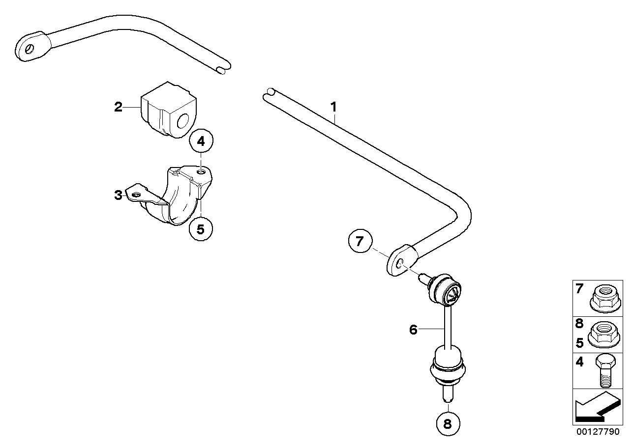 BMW (BRILLIANCE) 33 50 6 781 540 - Тяга / стойка, стабилизатор unicars.by