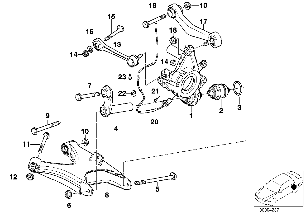 BMW 33 32 6 767 748 - Сайлентблок, рычаг подвески колеса unicars.by