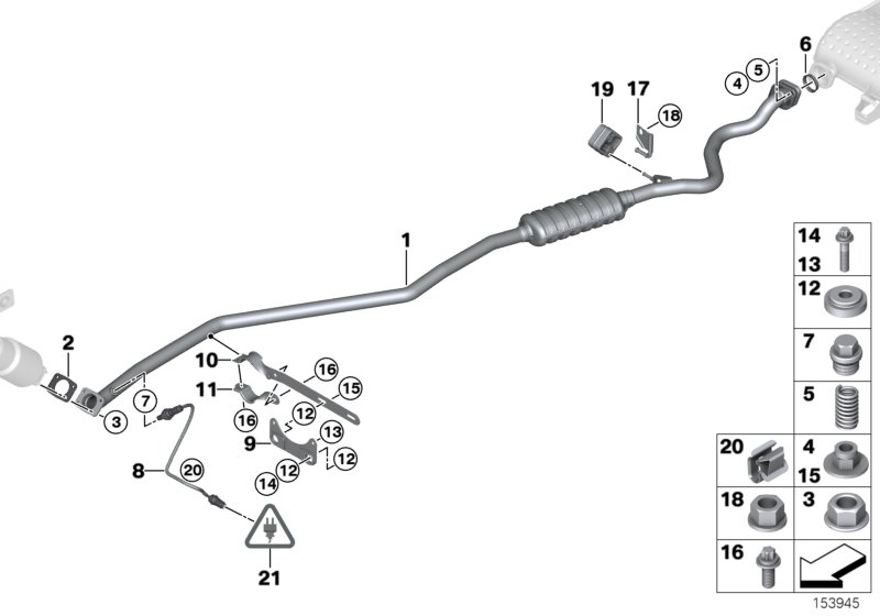 BMW 18 30 7 540 798 - Прокладка, труба выхлопного газа unicars.by