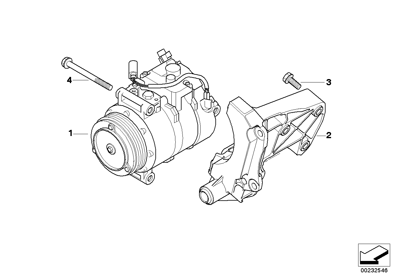 OM 64509180547 - Компрессор кондиционера unicars.by