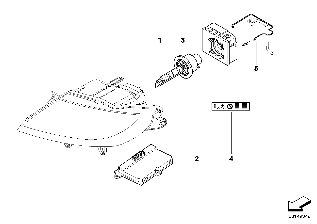 BMW 63 21 7 160 806 - Лампа накаливания, фара дальнего света unicars.by