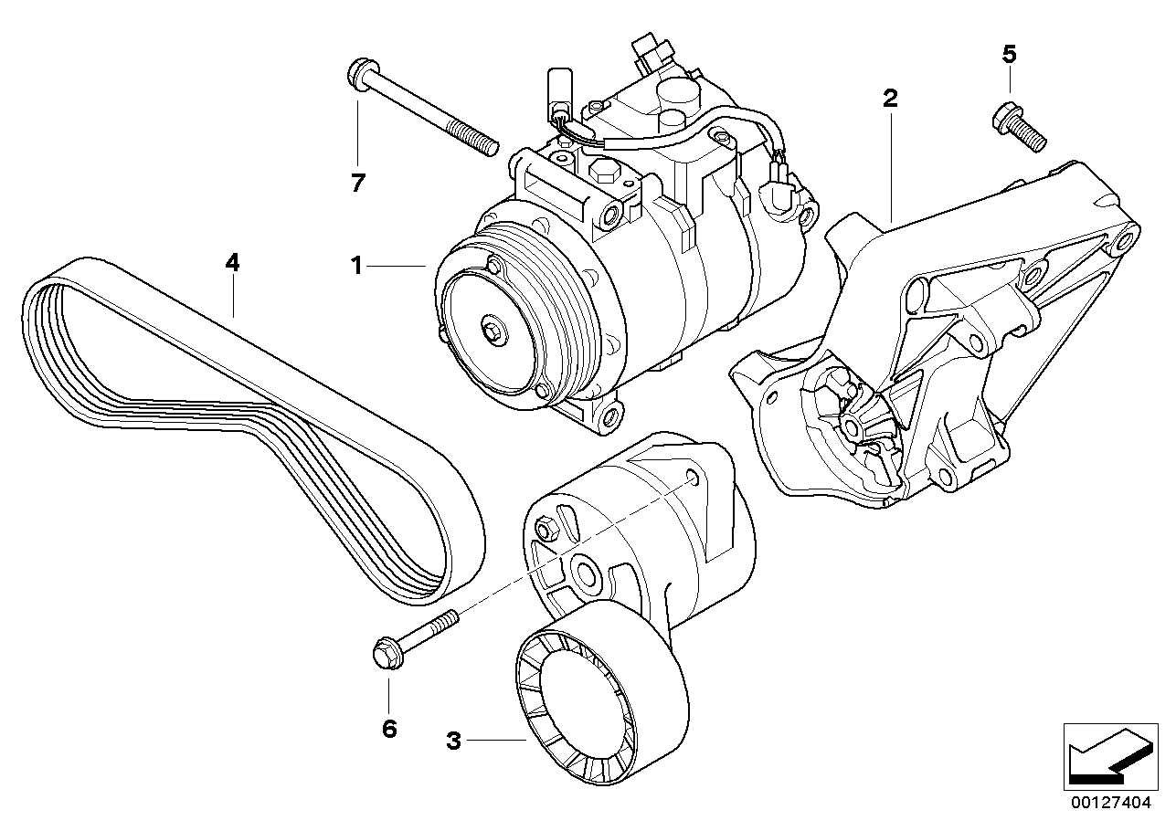 BMW 11287512563 - Поликлиновой ремень unicars.by