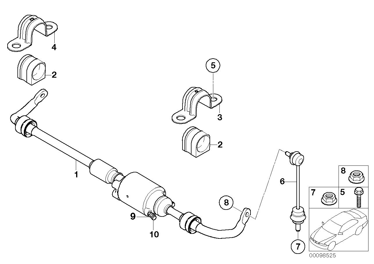 BMW 3411 6 768 018 - Болт воздушного клапана / вентиль unicars.by