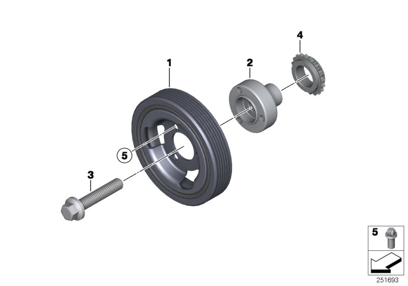 BMW 11 21 7 633 994 - Шестерня, коленчатый вал unicars.by