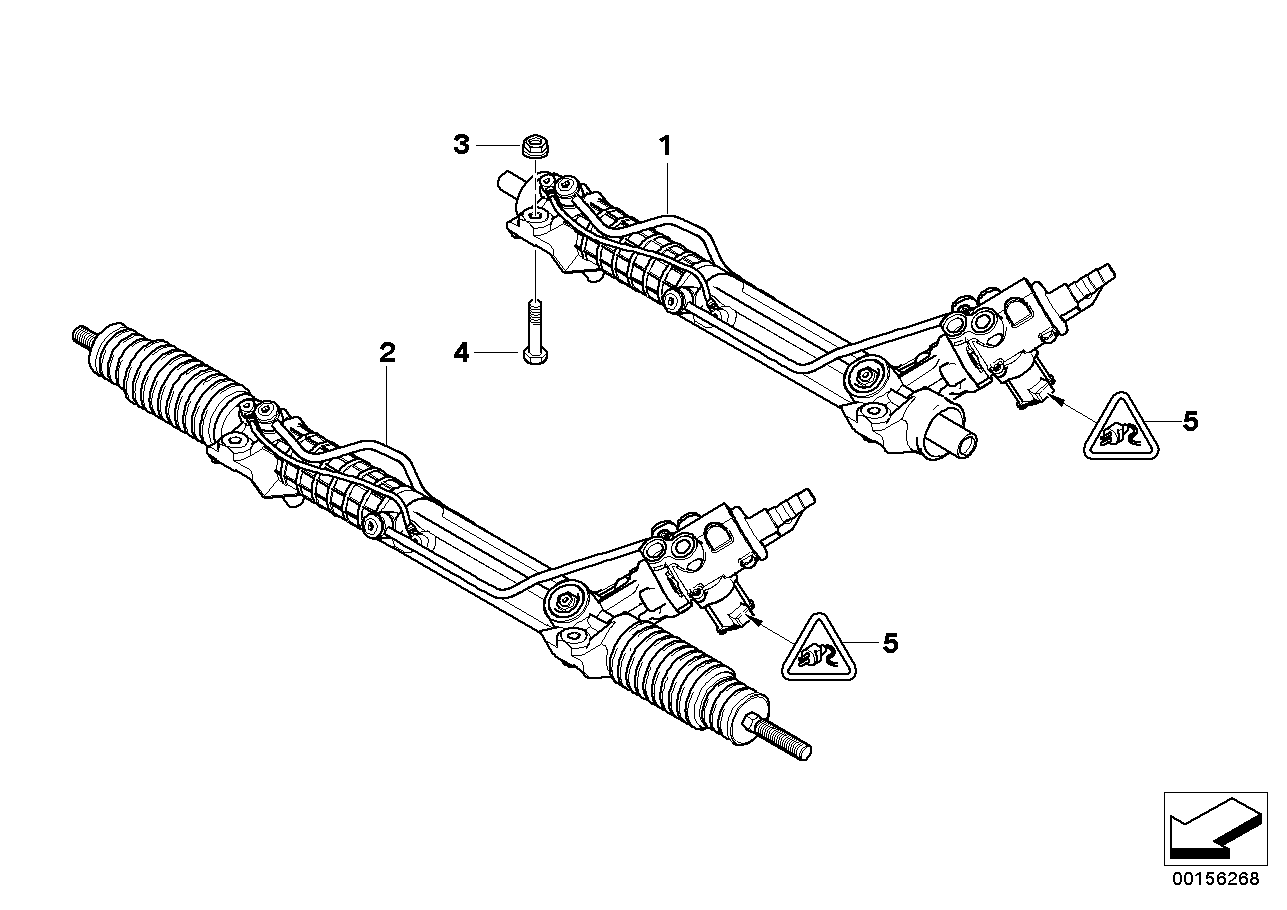 OM 32 13 6 751 745 - Рулевой механизм, рейка unicars.by