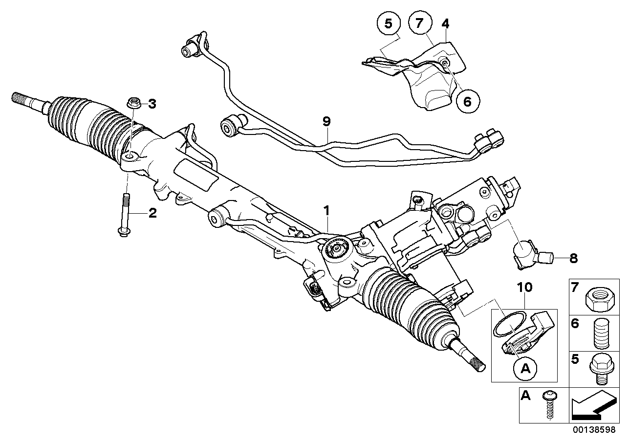 BMW 32 10 6 777 492 - Рулевой механизм, рейка unicars.by