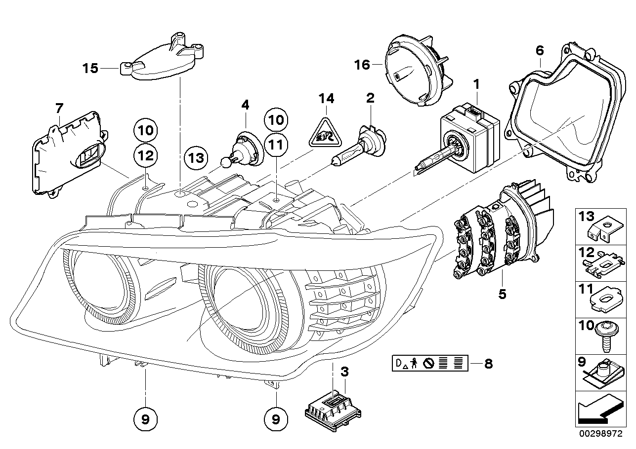 BMW 63117318327 - Устройство управления, освещение unicars.by