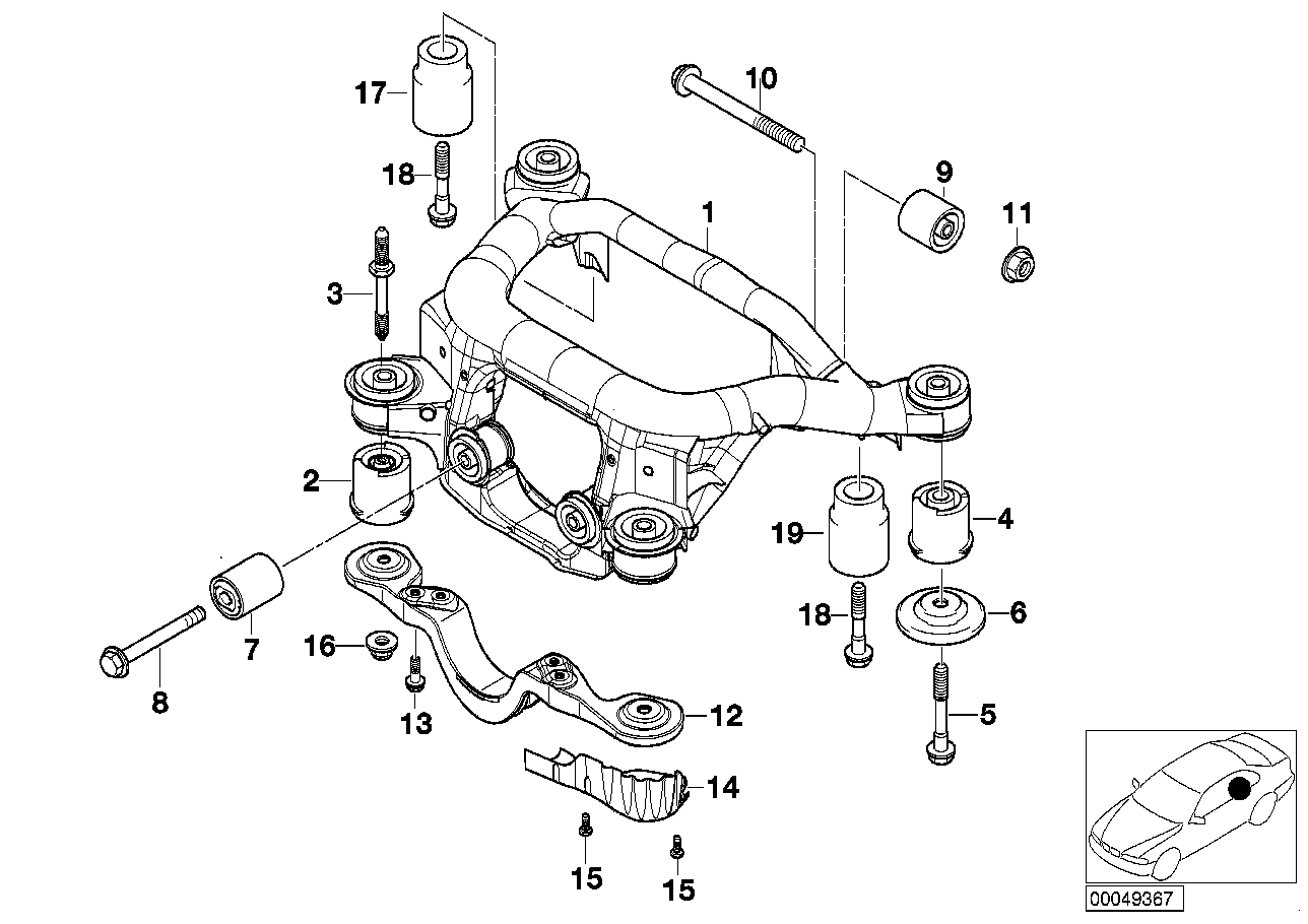 Mini 33 32 6 760 374 - Гайка unicars.by