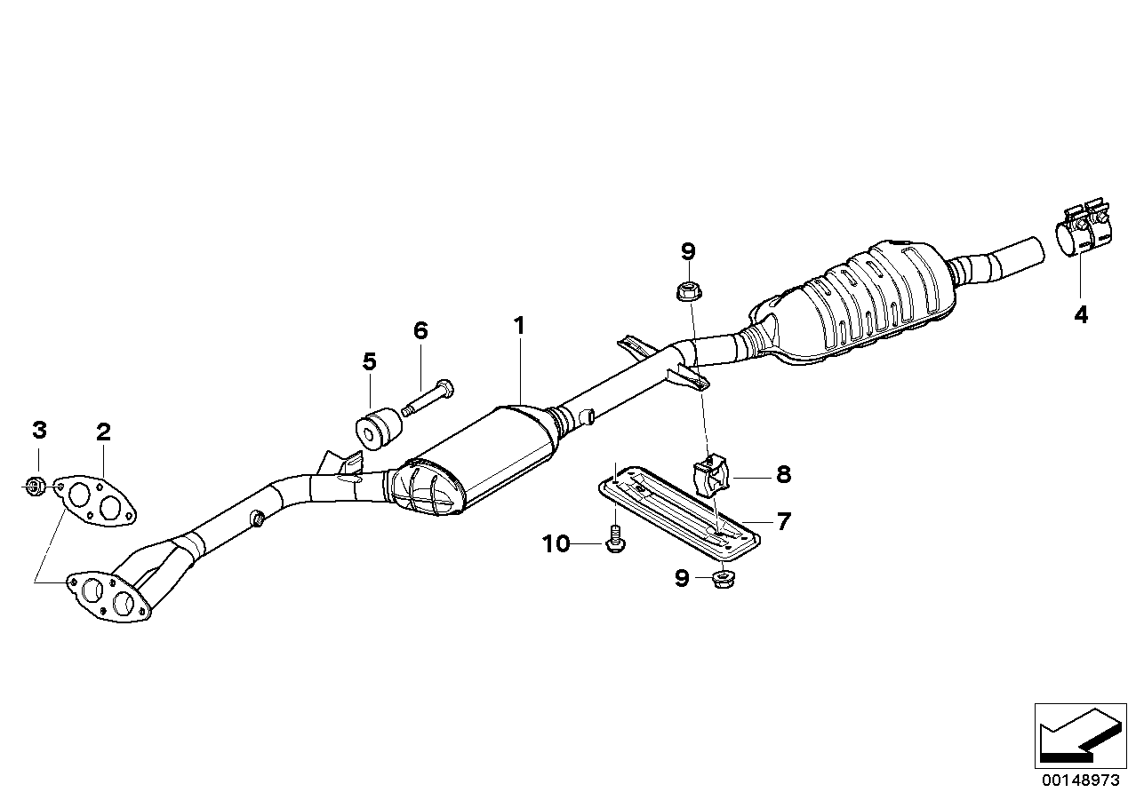 BMW 18 30 1 737 774 - Гайка unicars.by