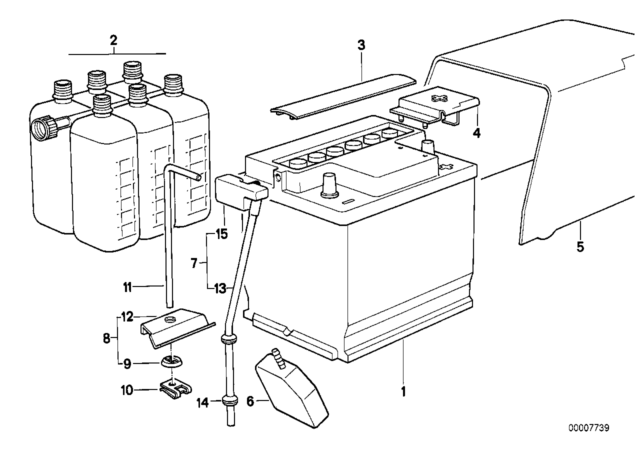 Suzuki 61211371404 - Battery, empty unicars.by