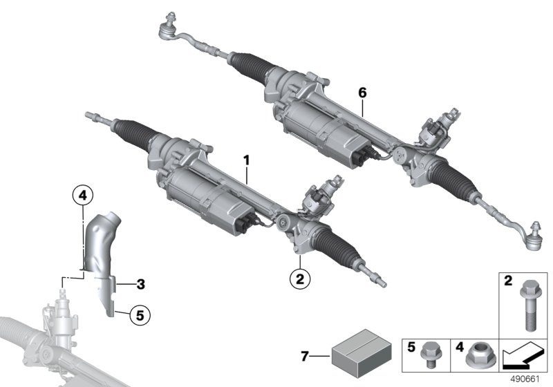 BMW 32106861827 - Рулевой механизм, рейка unicars.by