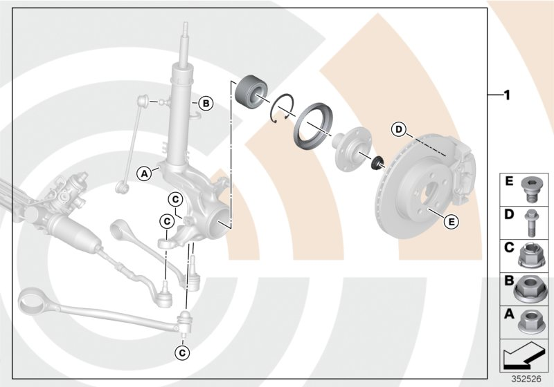 BMW 31222229524 - Комплект подшипника ступицы колеса unicars.by