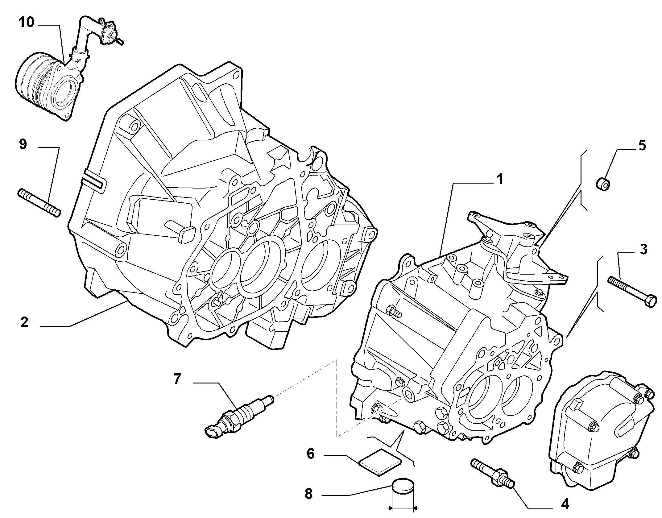 FIAT 55243919 - Центральный выключатель, система сцепления unicars.by