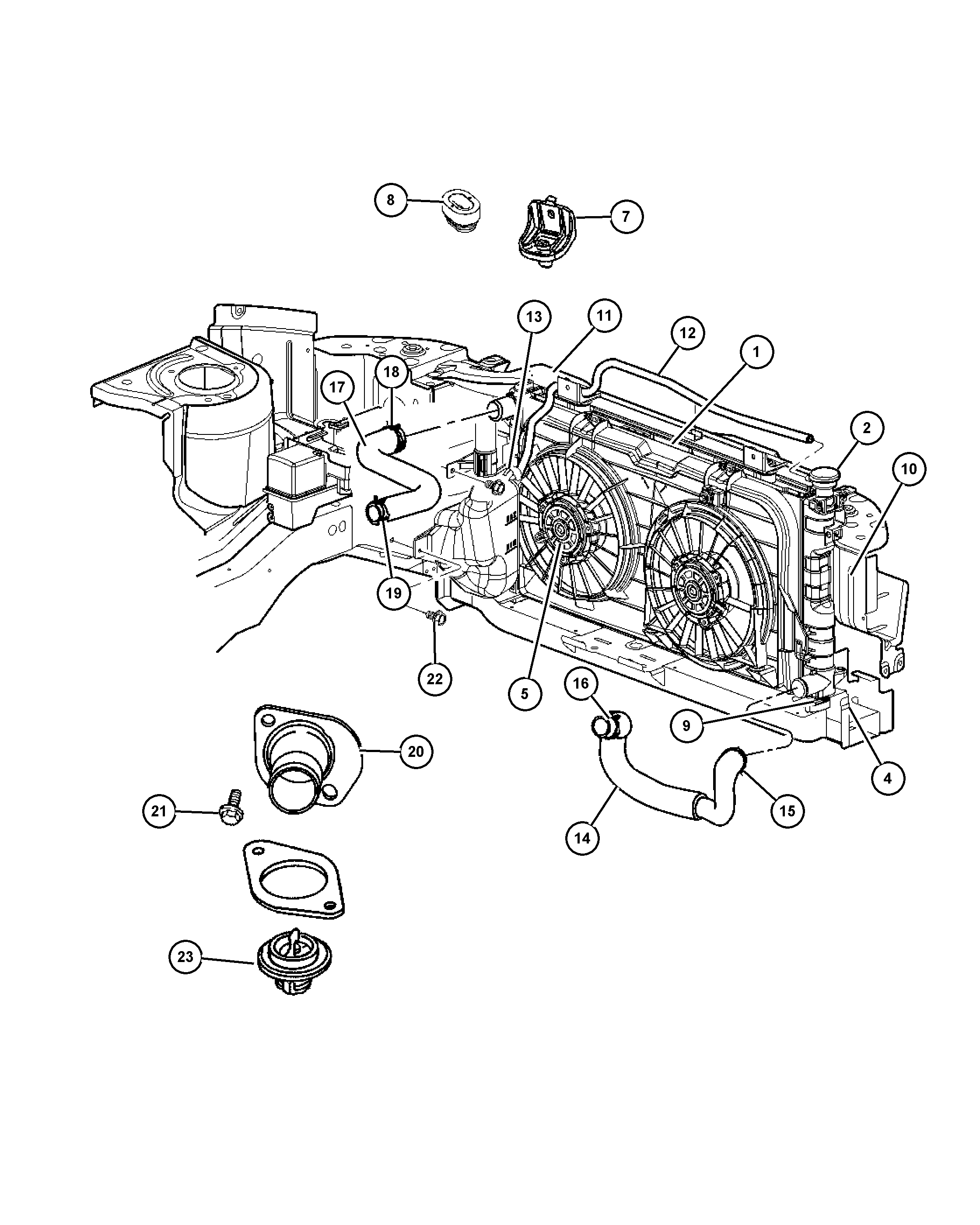 Chrysler 4677 493AA - Крышка, заливная горловина unicars.by