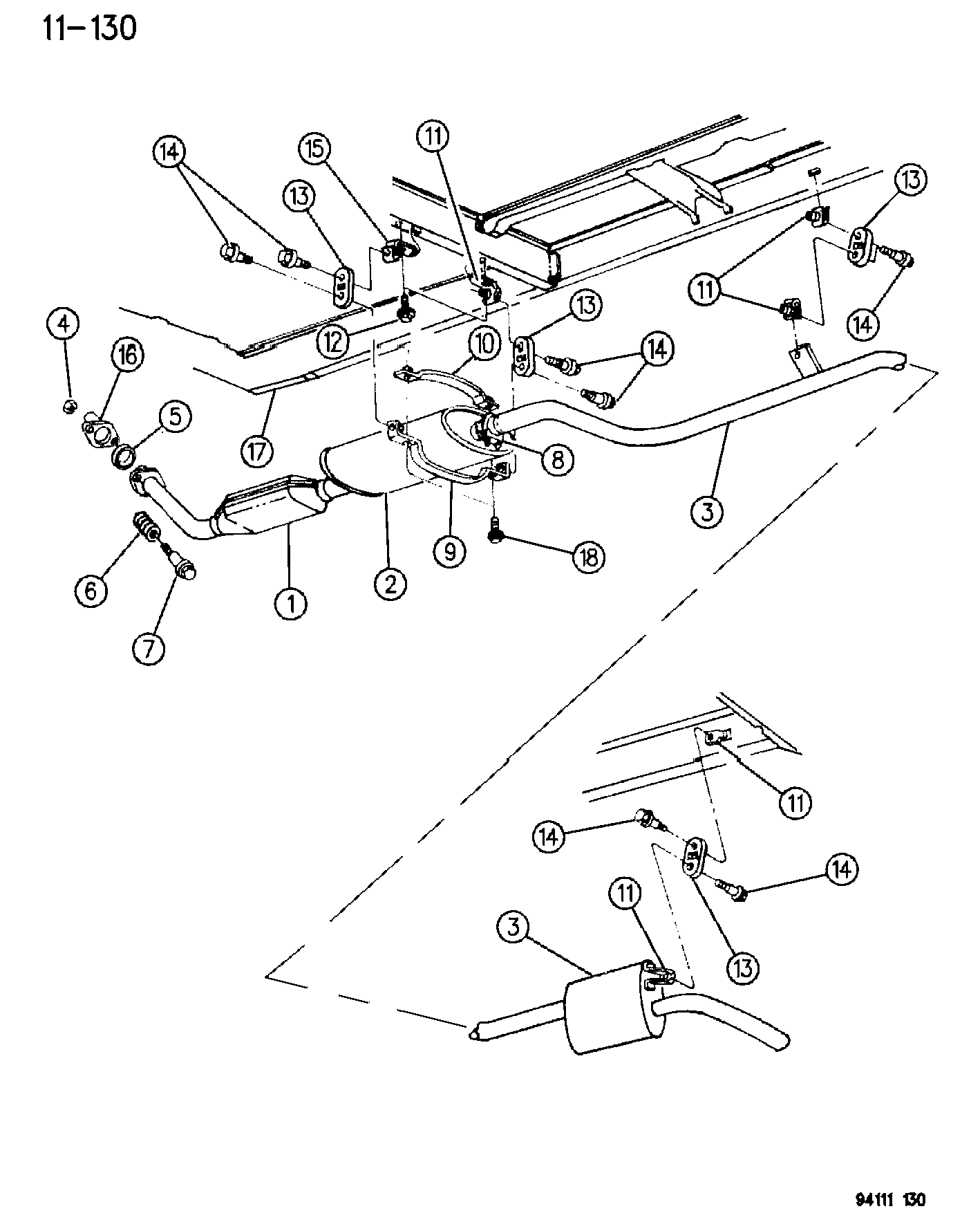 Chrysler 610 0499 - Гайка, выпускной коллектор unicars.by