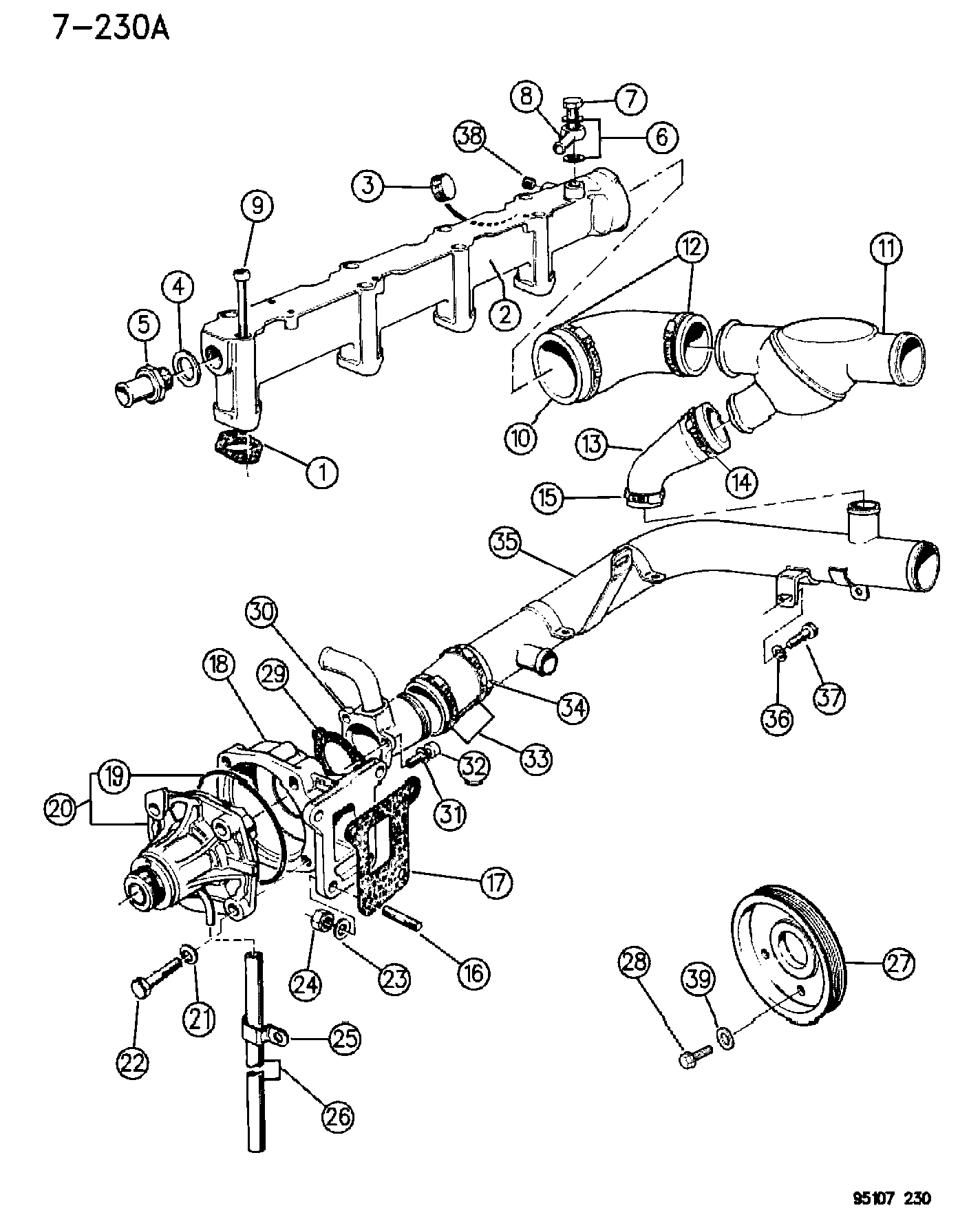 Chrysler 472 3203 - Водяной насос unicars.by