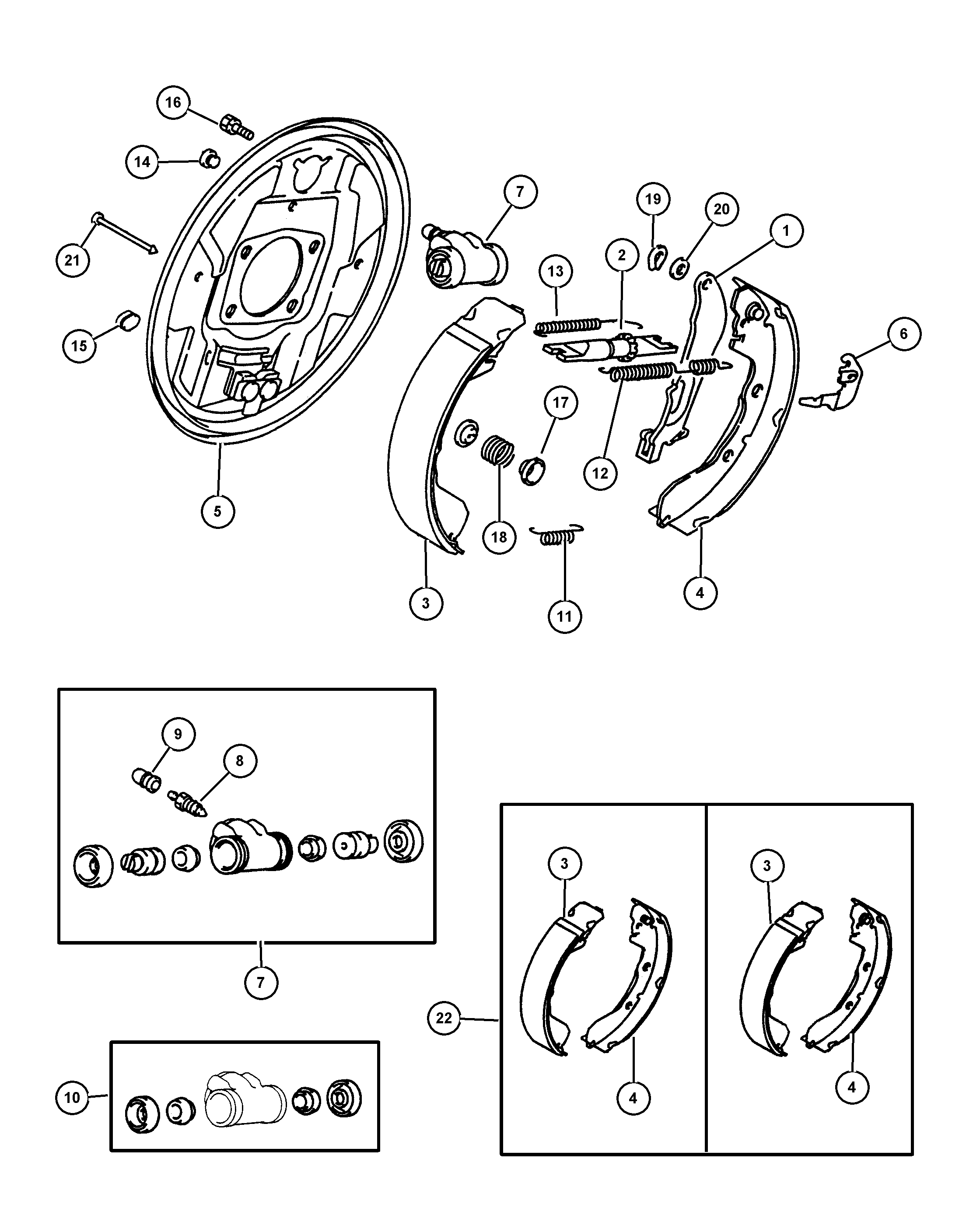 Mitsubishi MR12 8626 - Комплект тормозных колодок, барабанные unicars.by