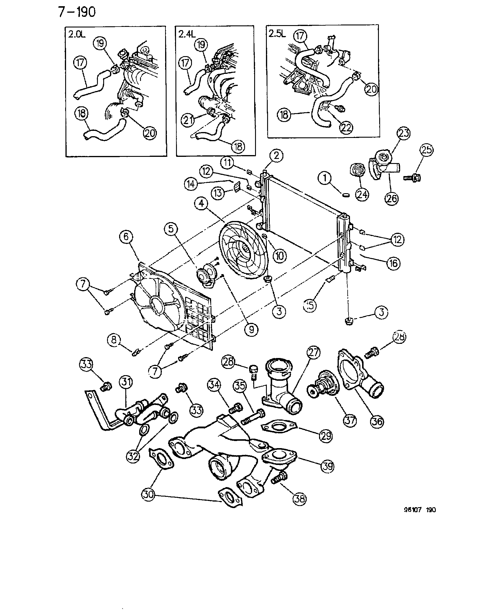 Chrysler MD19 4988 - Термостат охлаждающей жидкости / корпус unicars.by