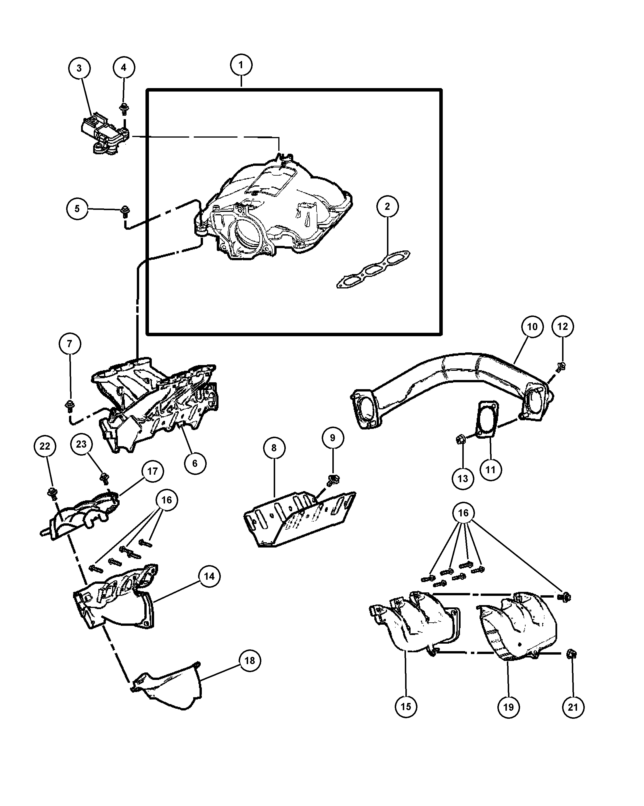 Chrysler 6506 775AA - Болт, система выпуска unicars.by