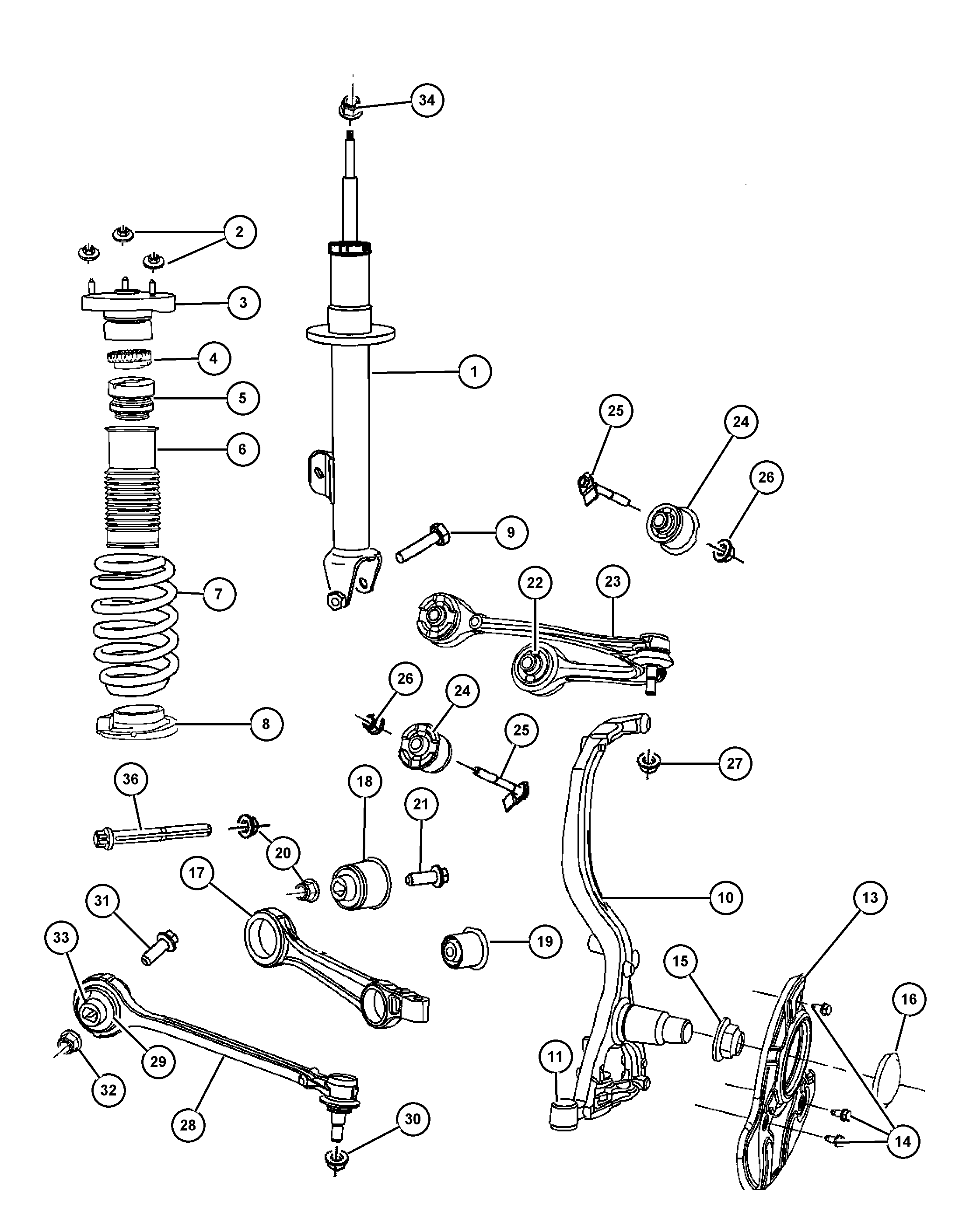 Chrysler 4782 731AD - Амортизатор unicars.by