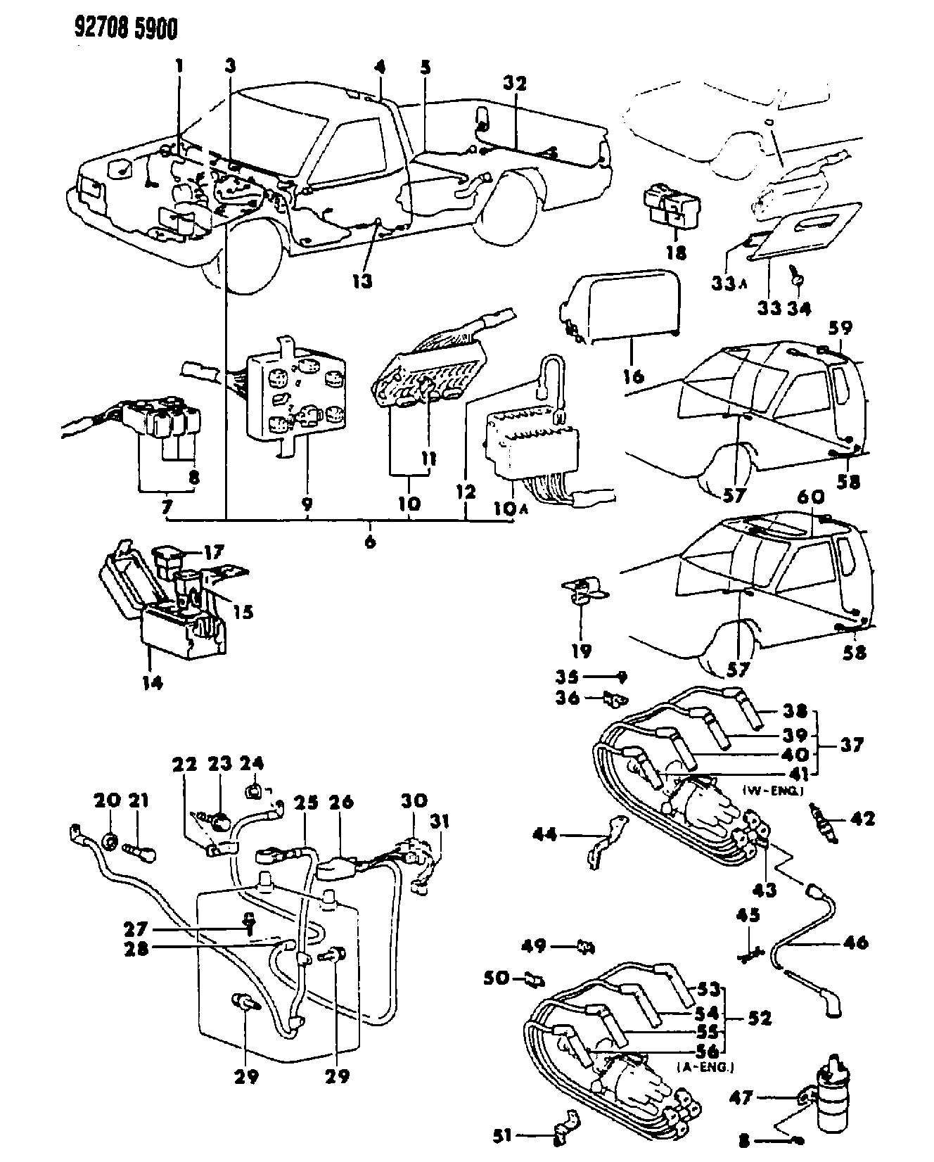 Mitsubishi MD99 7506 - Комплект проводов зажигания unicars.by