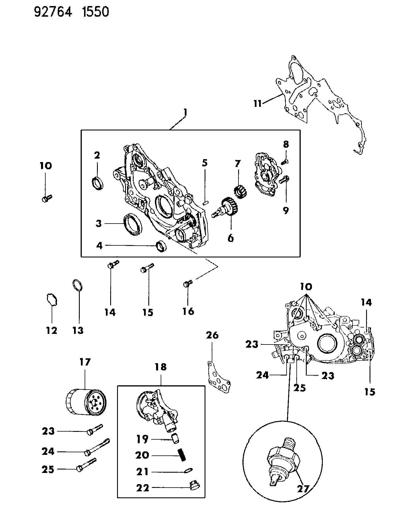 Mitsubishi MD16 8061 - Уплотняющее кольцо, коленчатый вал unicars.by