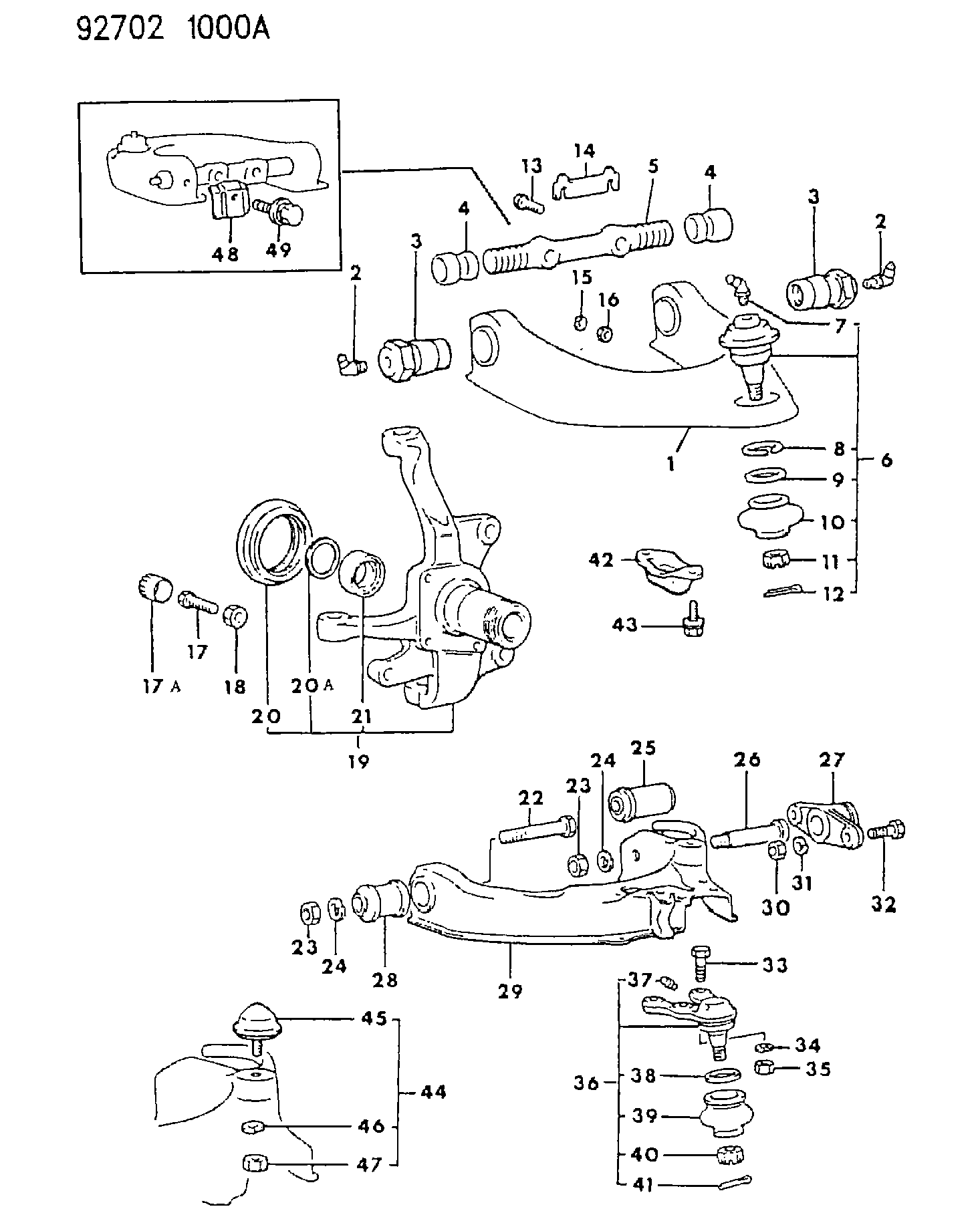 ISUZU MB17 6309 - Шаровая опора, несущий / направляющий шарнир unicars.by