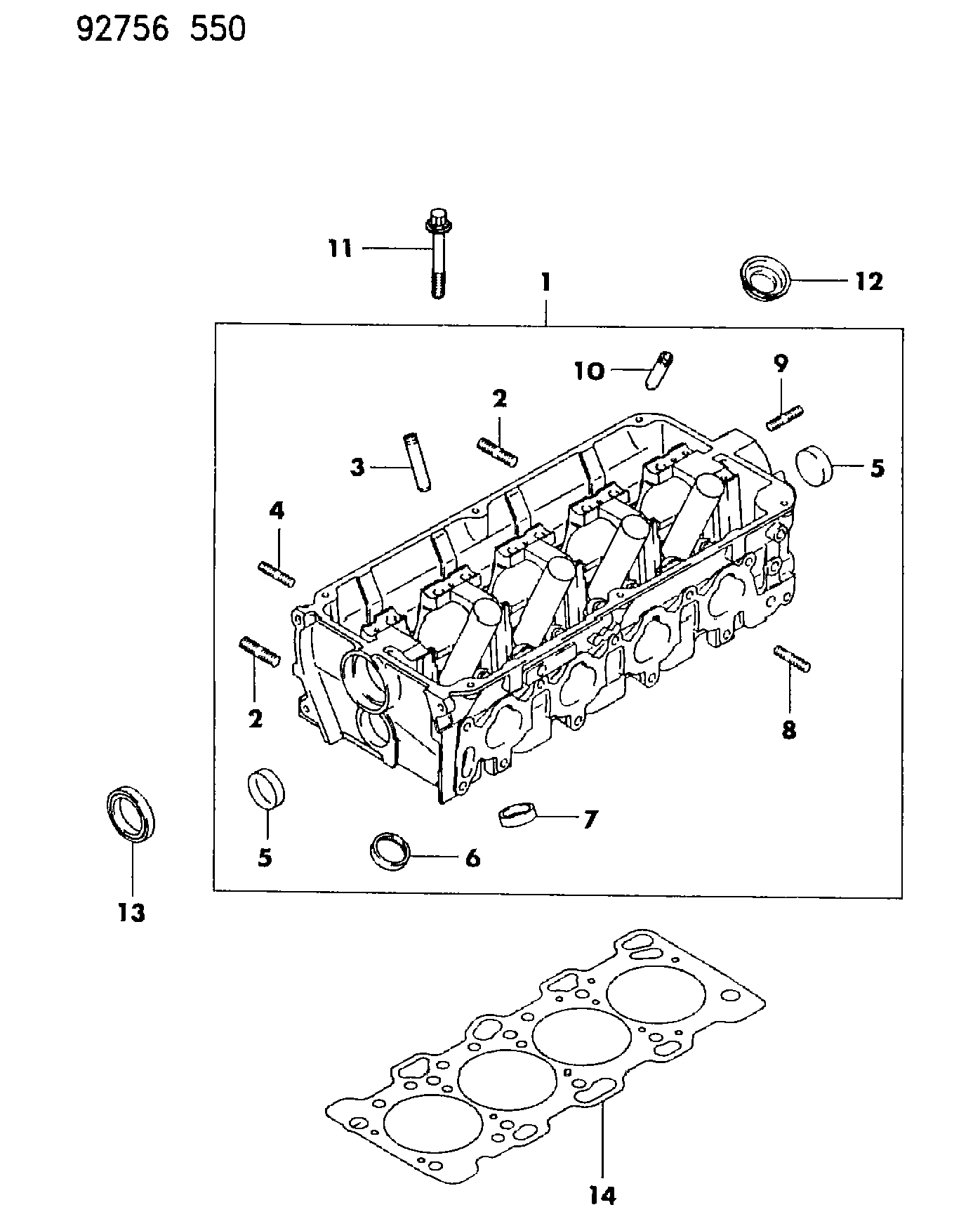 Mitsubishi MD18 6334 - Прокладка, головка цилиндра unicars.by