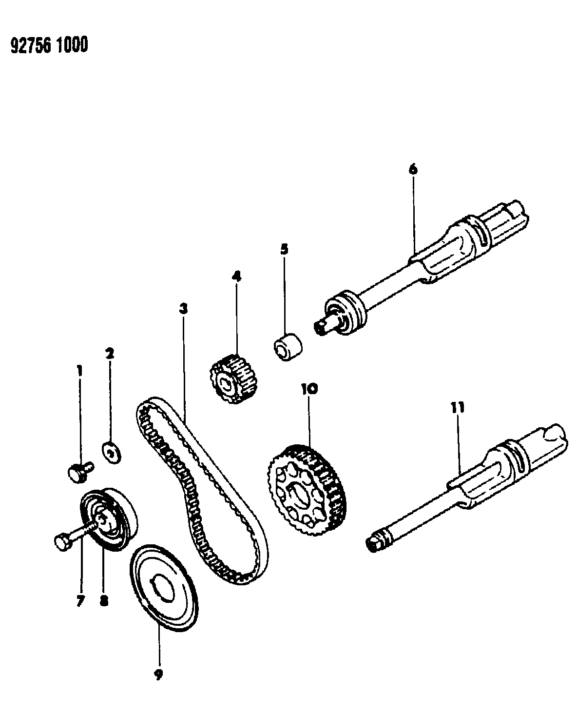 Dodge MD04 0754 - Натяжной ролик, зубчатый ремень ГРМ unicars.by