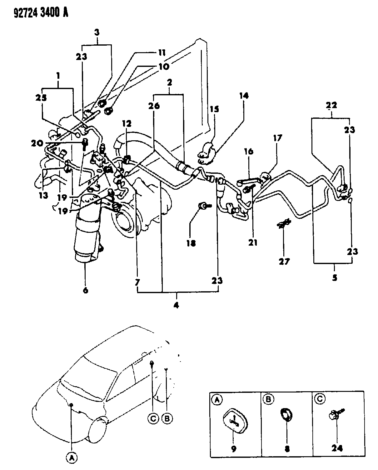 Suzuki MB89 9497 - Осушитель, кондиционер unicars.by