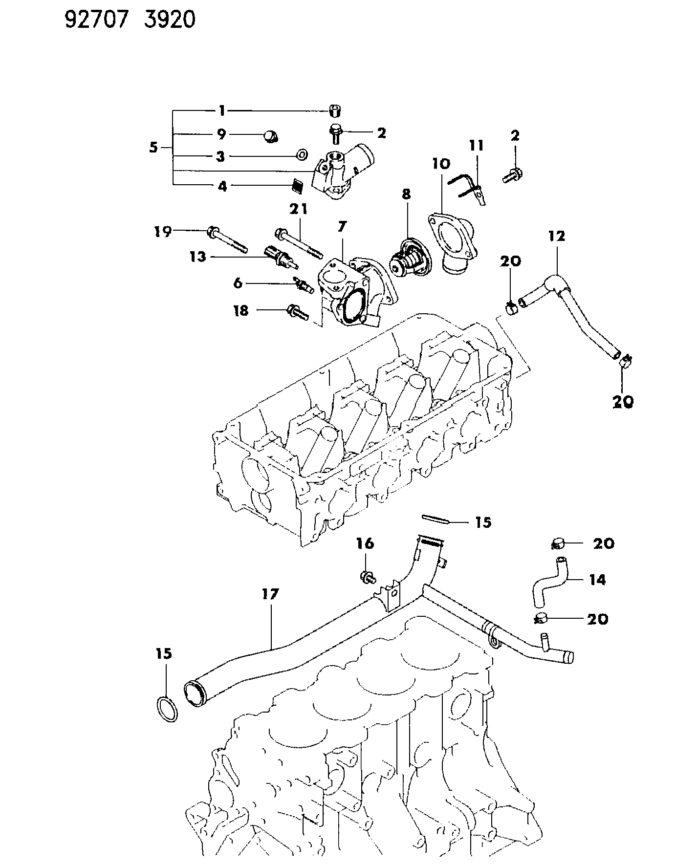 Mitsubishi MD 177572 - Датчик, температура охлаждающей жидкости unicars.by