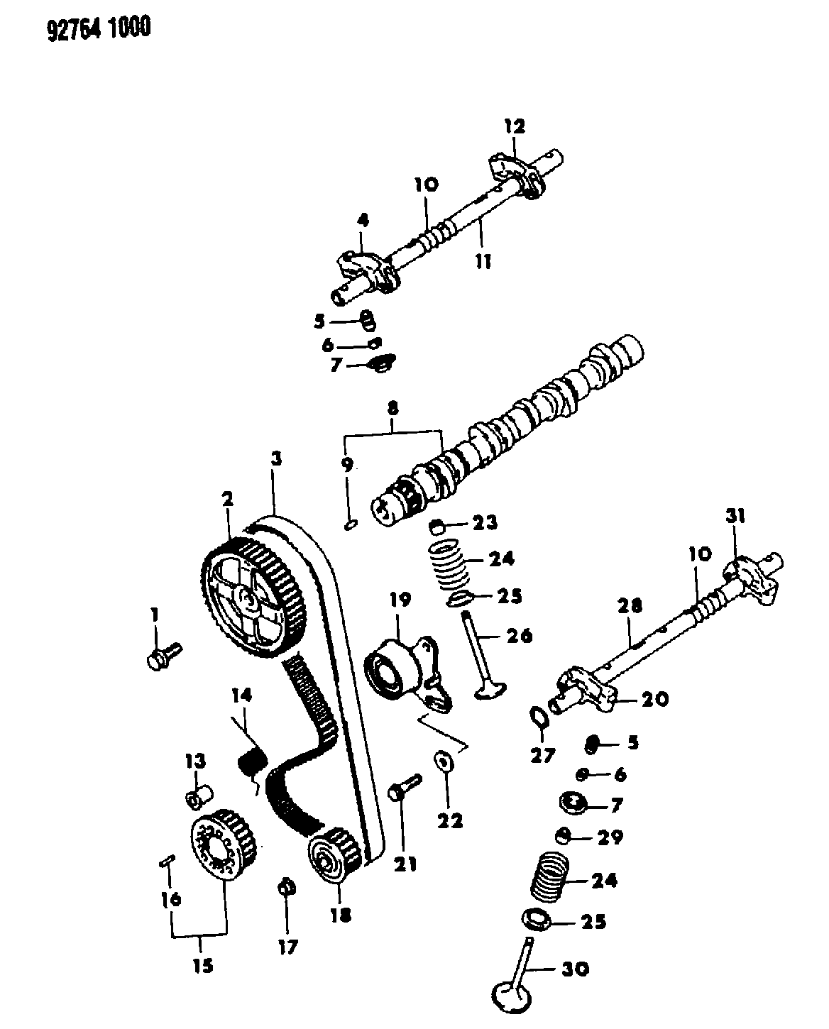 Mitsubishi MD15 4243 - Зубчатый ремень ГРМ unicars.by