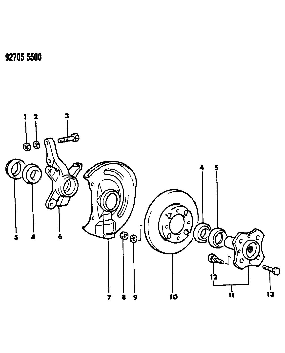 Mitsubishi MB61 8737 - Тормозной диск unicars.by